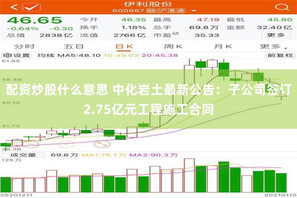 配资炒股什么意思 中化岩土最新公告：子公司签订2.75亿元工程施工合同