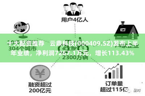 十大配资推荐   云鼎科技(000409.SZ)发布上半年业绩，净利润7267.1万元，增长113.43%