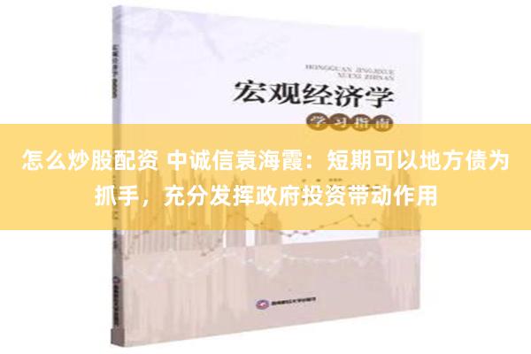 怎么炒股配资 中诚信袁海霞：短期可以地方债为抓手，充分发挥政府投资带动作用