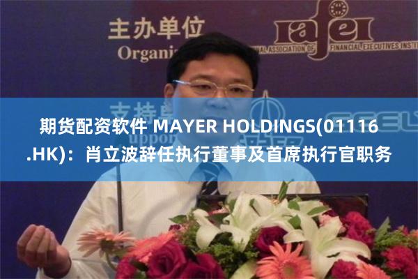 期货配资软件 MAYER HOLDINGS(01116.HK)：肖立波辞任执行董事及首席执行官职务