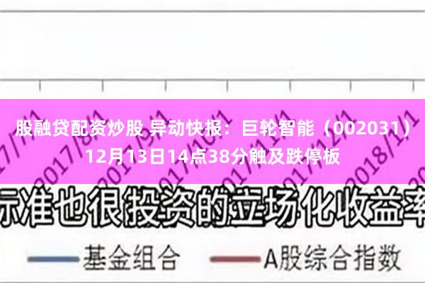 股融贷配资炒股 异动快报：巨轮智能（002031）12月13日14点38分触及跌停板